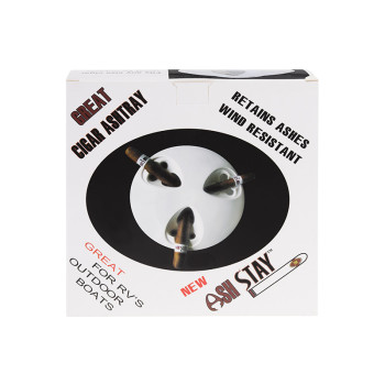 Oasis Cigar Ashtray, White