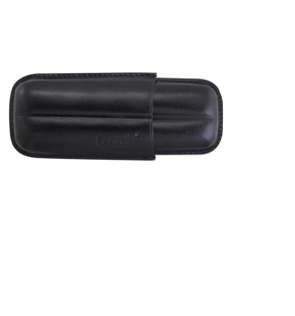 Formula case for 2 cigars black