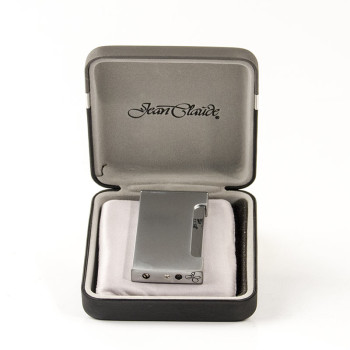 JEAN CLAUDE Jet lighter "Flat Flame", chrome