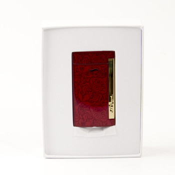 Jet DUPONT SLIM lighter,baroque red