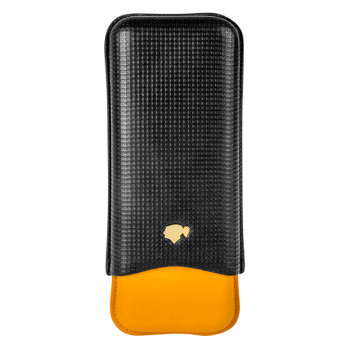 Cohiba cigar case, carbon-black