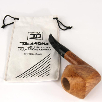 TALAMONA Freehand Pipe "Elite" with filter, acrylic mouthpiece