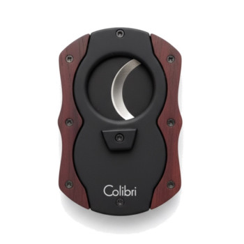 Colibri Cigarrenabschneider Cut-Wood rotbraun 22mm