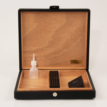 Zino humidor travel SM leather black soft