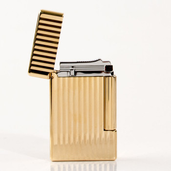 DUPONT "Initial" stripe, gold-plated