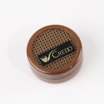 CREDO Pipe Tobacco Humidifier Round Brown