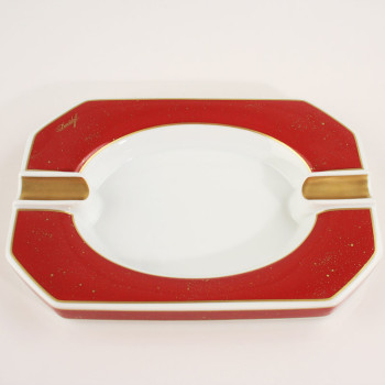 Davidoff red porcelain ashtray
