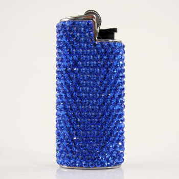 Lighter Swarovski Crystal blue