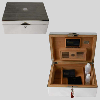 Daniel Marshall Pure Silver Humidor