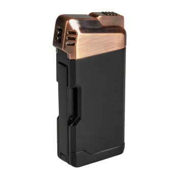 PASSATORE "Henry" pipe lighter, black/copper