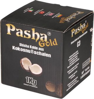 Wasserpfeifenkohle "Pasha Gold" 1kg - 1
