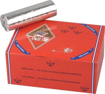 Hookah charcoal Three Kings large