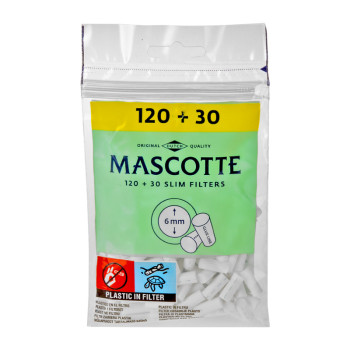Mascotte Slim Filter Tips 120+30 - 1