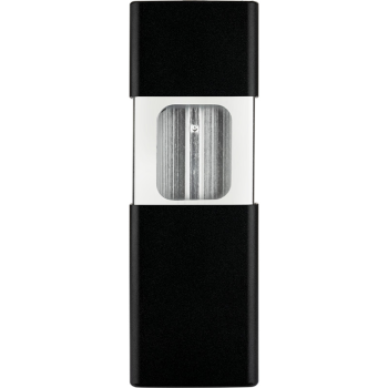Pocket ashtray ZORR, black/silver matt