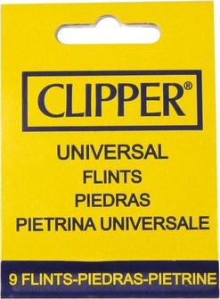 Clipper Flints, Contents: 9 stones in blister packaging