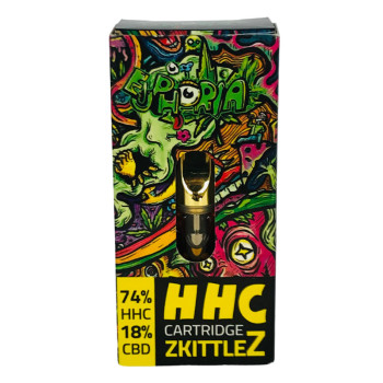 Euphoria 74% HHC Cartridge Zkittlez - 1