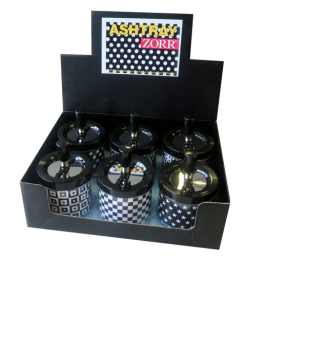 ZORR ashtray black/white