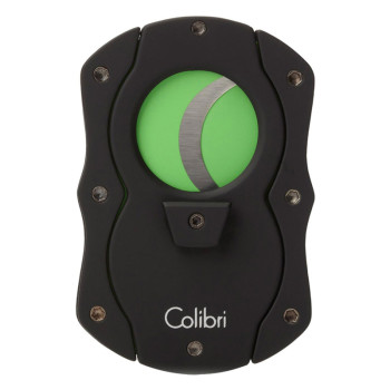Cigar Cutter COLIBRI "Cut" black/green 22 mm