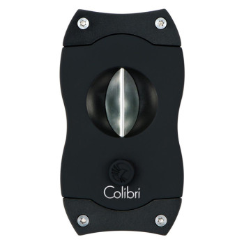 COLIBRI cigar cutter "V-Cut" notch, black, 23mm