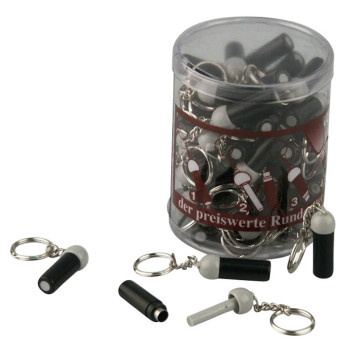 Cigar cutter, plastic, black/grey, with 7 mm cut