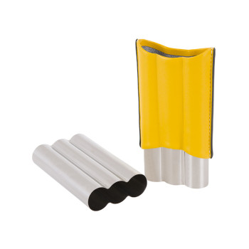 Zigarrenhülle stainless steel 3-er gelb - 2