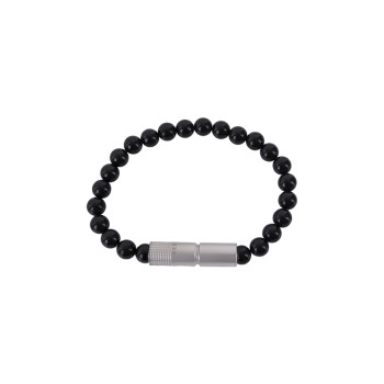 Solo Bracelet Bohrer Steel Onyx Size L
