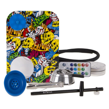 Hookah SHISTAR Outdoor "Flat" Graffiti  1er