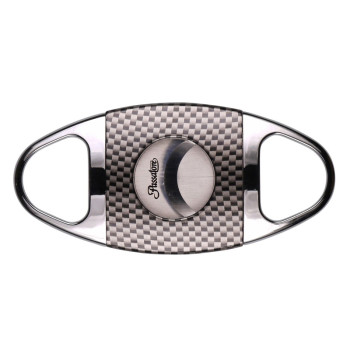 PASSATORE Cigar Cutter, Carbon Finish/Chrome, 23mm Cut