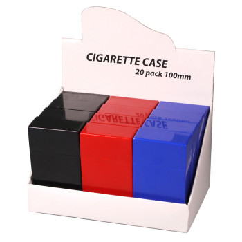 Zigarettenbox "Pop up" farbig sort. 20er/100mm - 2