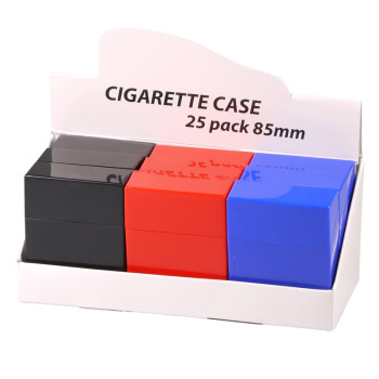 Zigarettenbox "Pop up" farbig sortiert 25er/85mm - 1