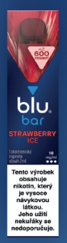 E-Zigarette BLU Bar 600 Puffs Strawberry ICE - 1