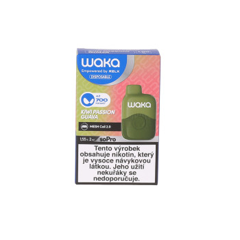 E-Zigarette WAKA SOPRO 700 Kiwi Passion Guava