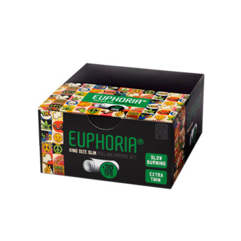 Euphoria Groovy Rolling Papers Kingsize Slim + Filters - 1