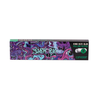 Euphoria Psychedelic Rolling Papers Kingsize Slim + Filters - 1