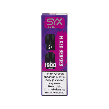 SYX POD Náplň Mixed Berries 16,5mg 2x2ml