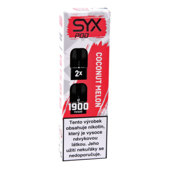 SYX POD Náplň Coconut Melon 16,5mg 2x2ml