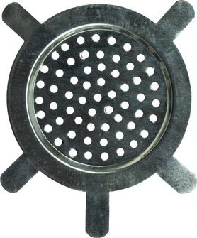 Large metal sieve for hookahs