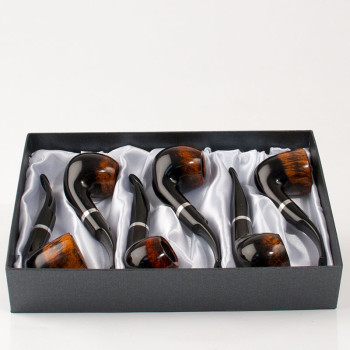 Pipe PASSATORE "Capriccio" black/brown, assorted, acrylic