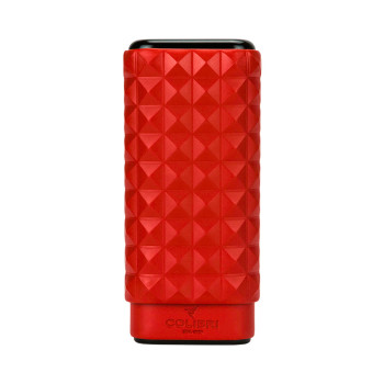 COLIBRI "Quasar" Cigar Sliding Case, red/black, set of 3
