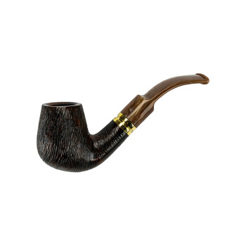 Pipe Cesare Barontini "Terenzi", brown brushed, acrylic ring