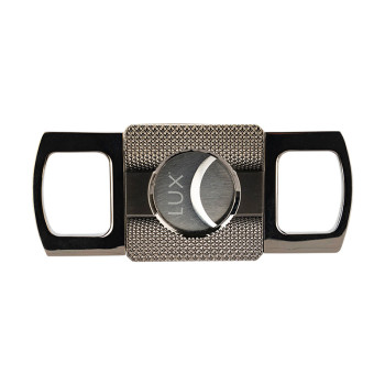 Lux Cigar Cutter Metal,  Gunmetal 25 mm
