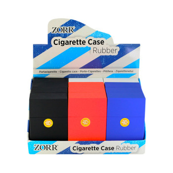 ZORR Rubber cigarette case - touch opening Standard