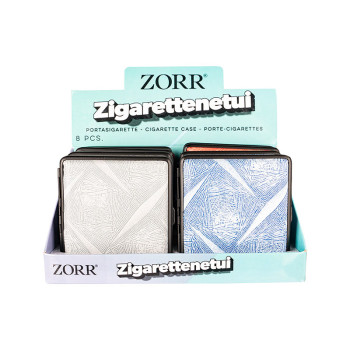 ZORR cigarette case PU fabric design assorted