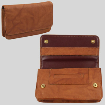 Drehertasche Leder Cow antik brown