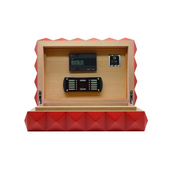 Colibri Desktop Humidor "Quasar" red for approx. 40-45 Cigars - 2