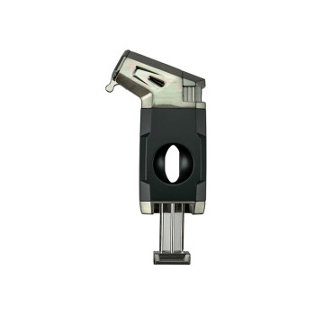 Passatore Jet Lighter + V-cut Cutter "Viking" Dark Gun/black - 2