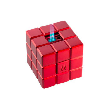 COLIBRI Desktop-Lighter "Heritage Cube" red