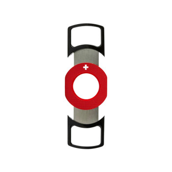 Cigars Cutter "Switzerland" black/red 26mm - 2