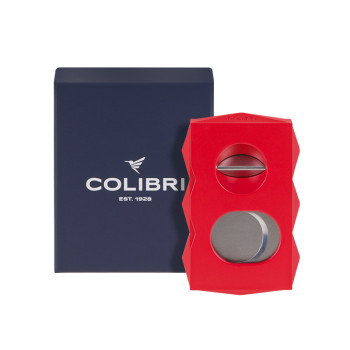 COLIBRI Cigar Cutter "Quasar SV-Cut" red