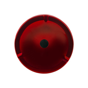 Zorr ashtray stainless steel red